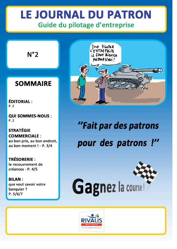 Couverture du Journal du Patron N°2